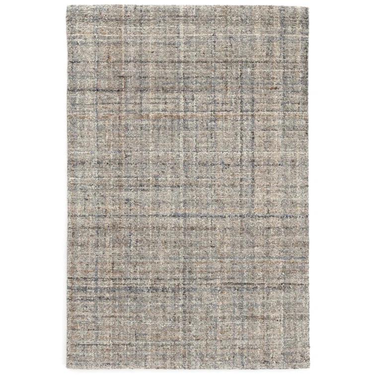 Harris Blue/Brown Hand Micro Hooked Wool Rug