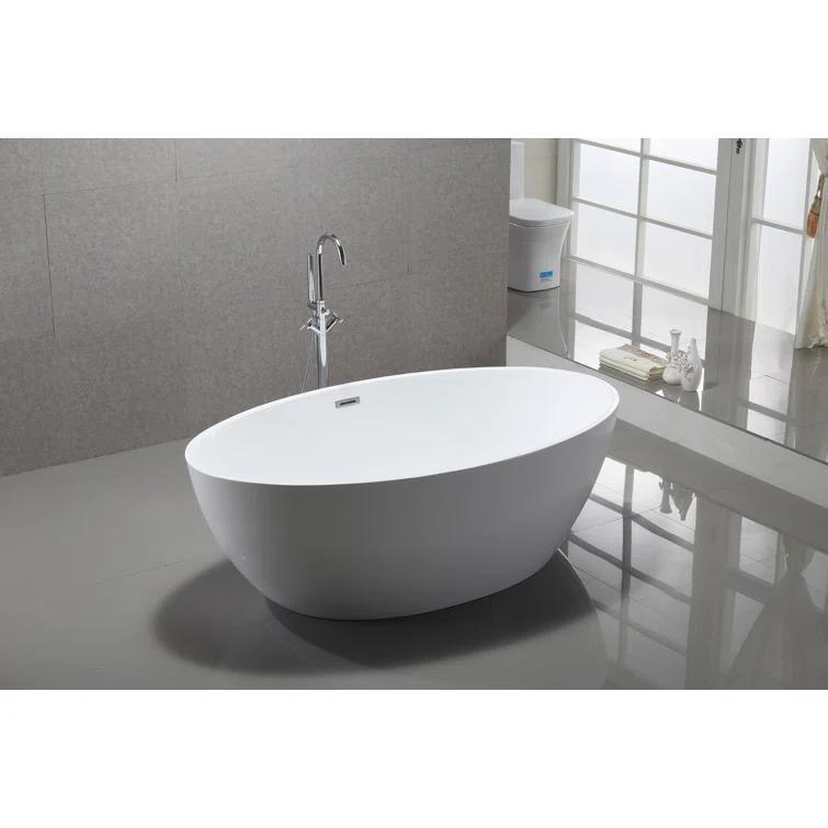 Freestanding Soaking Acrylic Bathtub