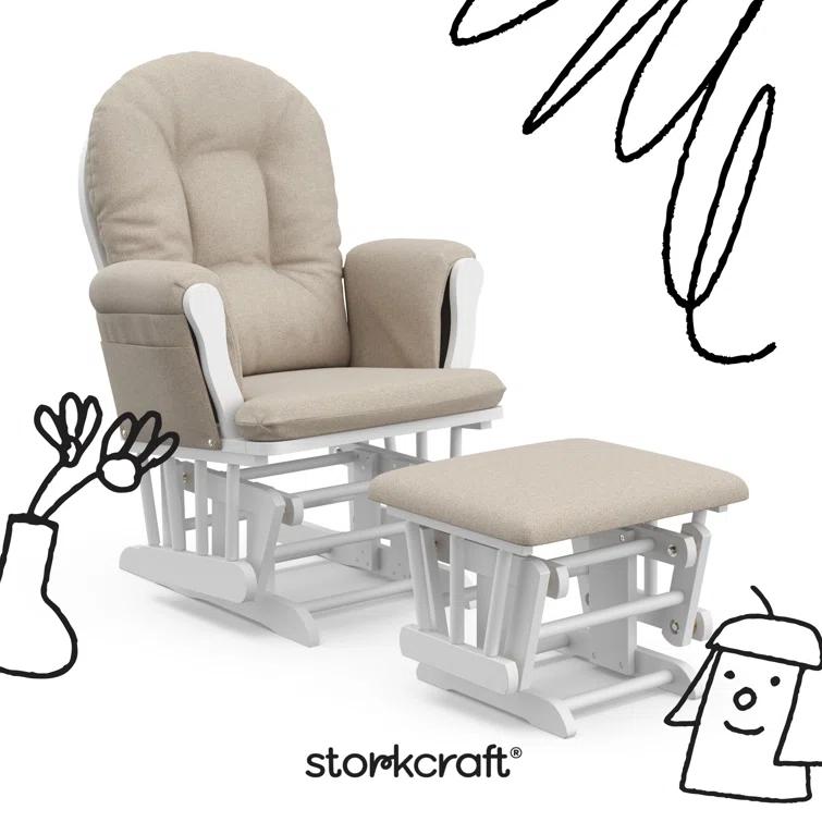 Hoop Glider with Ottoman