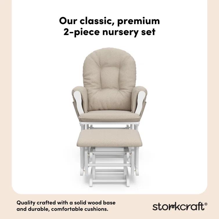 Hoop Glider with Ottoman
