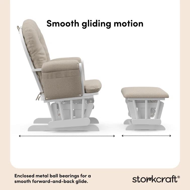 Hoop Glider with Ottoman