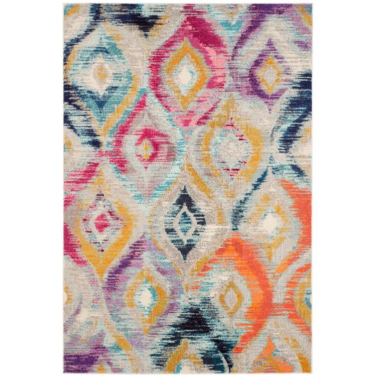 Theresa Performance Geometric Rug