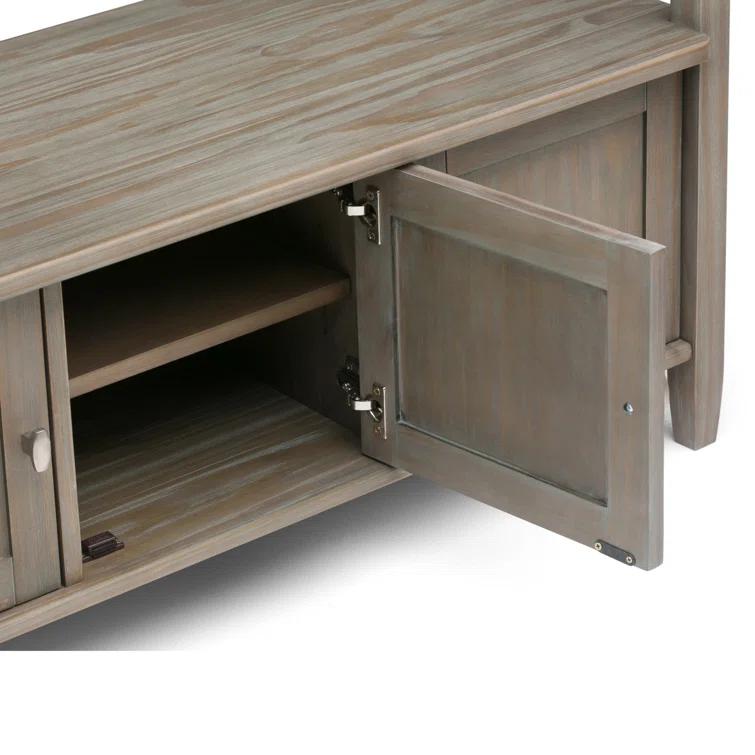 Warm Upholstered Storage Bench