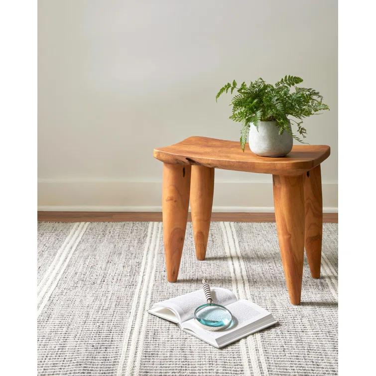 Malta Grey Handwoven Wool Rug
