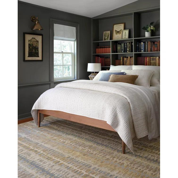 Paint Chip Natural Hand Micro Hooked Wool Rug
