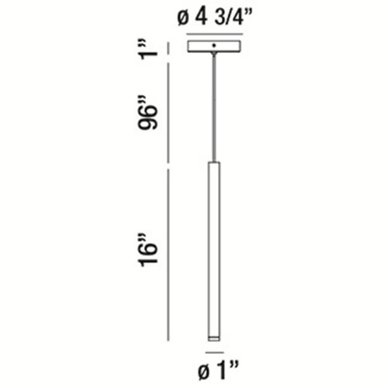 Navada 1 - Light LED Single Pendant