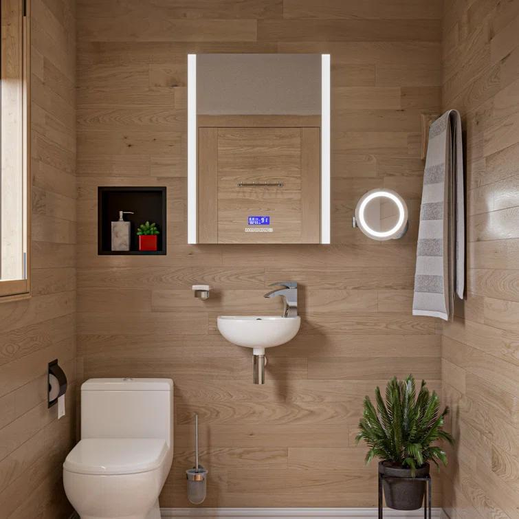 22.8'' Wood Wall Towel Bar