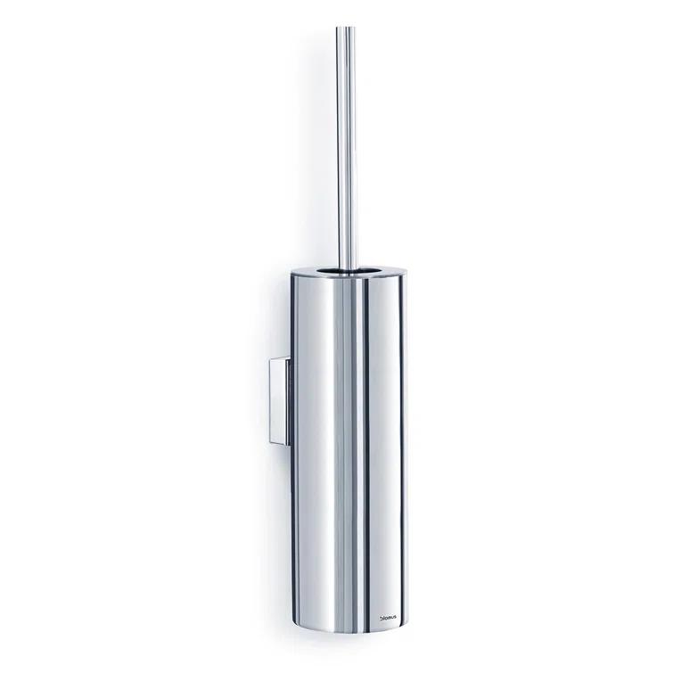 NEXIO 18" Metal Wall Mounted Toilet Brush and Holder