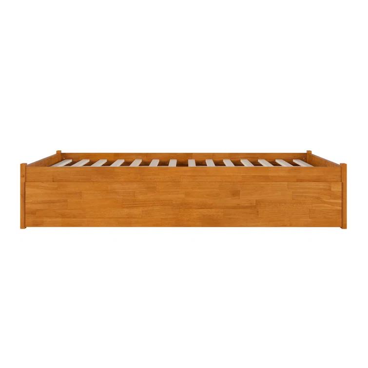 Solid Wood Platform Storage Bed