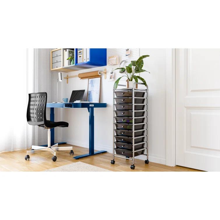 airLIFT 48" W Electric Adjustable Height Tempered Glass Desk