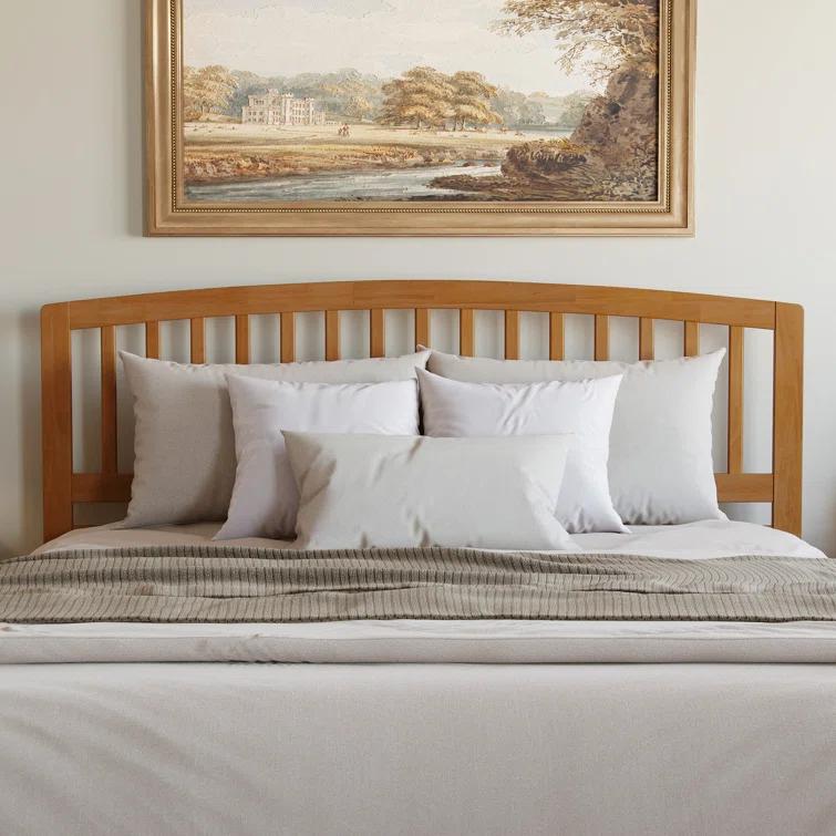 Solid Wood Platform Storage Bed