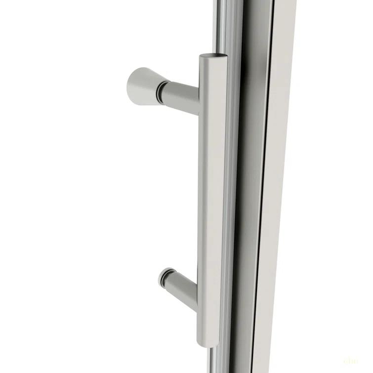 RAY'S RUGS & FLOORING LLC 12RRFR142461LTS 38-42" W x 71" H Pivot Frame Sliding Shower Door with 6mm Tempered Glass