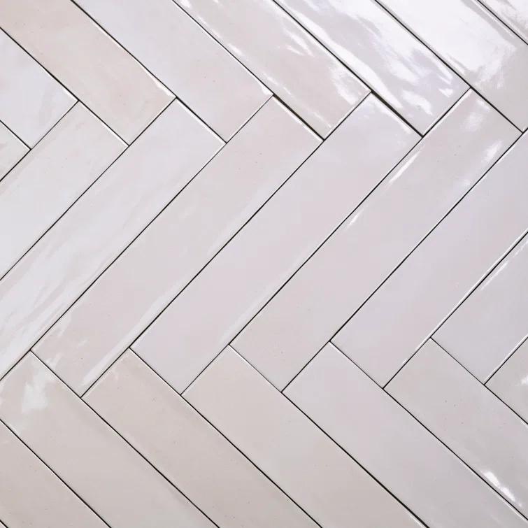 Celine 2.5" x 12" Porcelain Mosaic Sheet Wall & Floor Tile