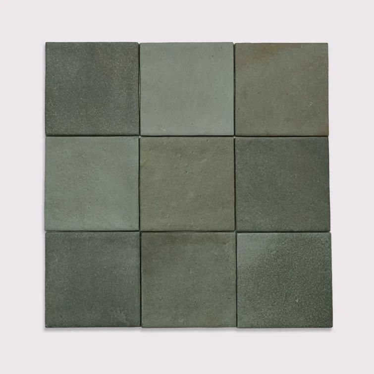 Celine 4" x 4" Porcelain Concrete Look Wall & Floor Tile
