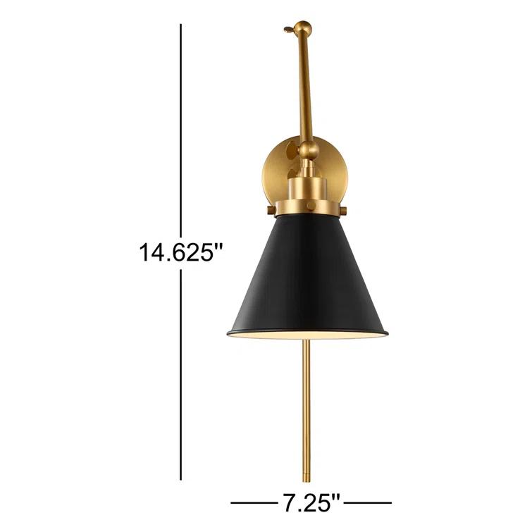 Steel Swing Arm Sconce