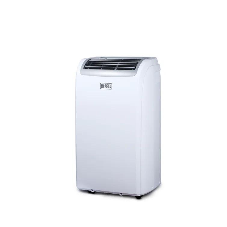 BLACK+DECKER 10,000 BTU SACC/CEC Portable Air Conditioner, 700 Sq. Ft. 14,000 BTU ASHRAE 128, White