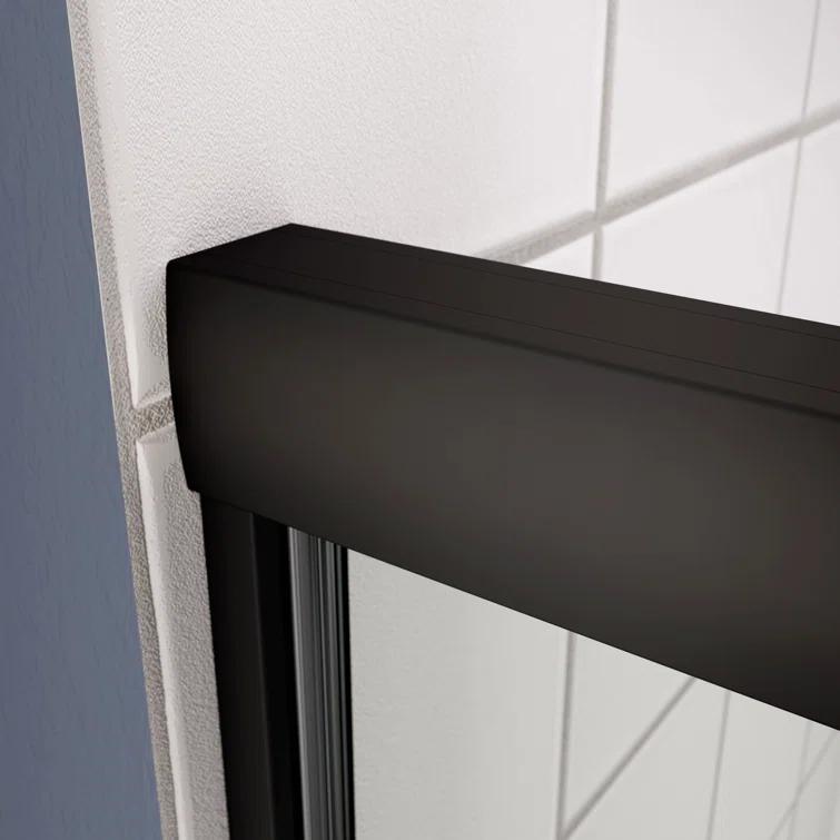 Bypass Shower Door, Sliding Door, With 1/4" Tempered Glass