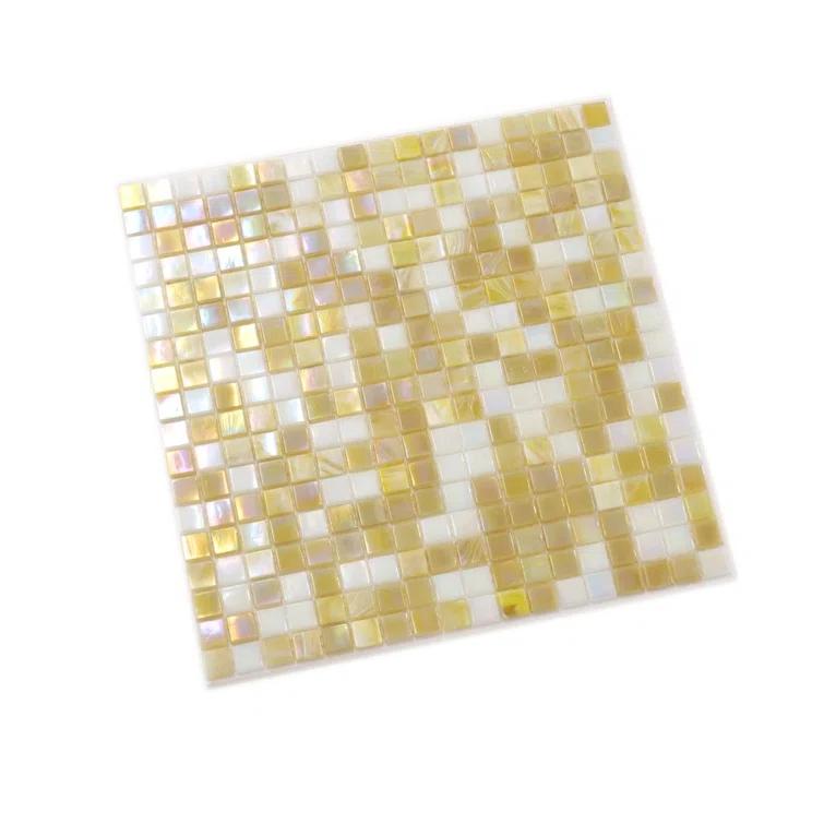 Mingles 0.6" x 0.6" Glass Mosaic Grid Wall & Floor Tile