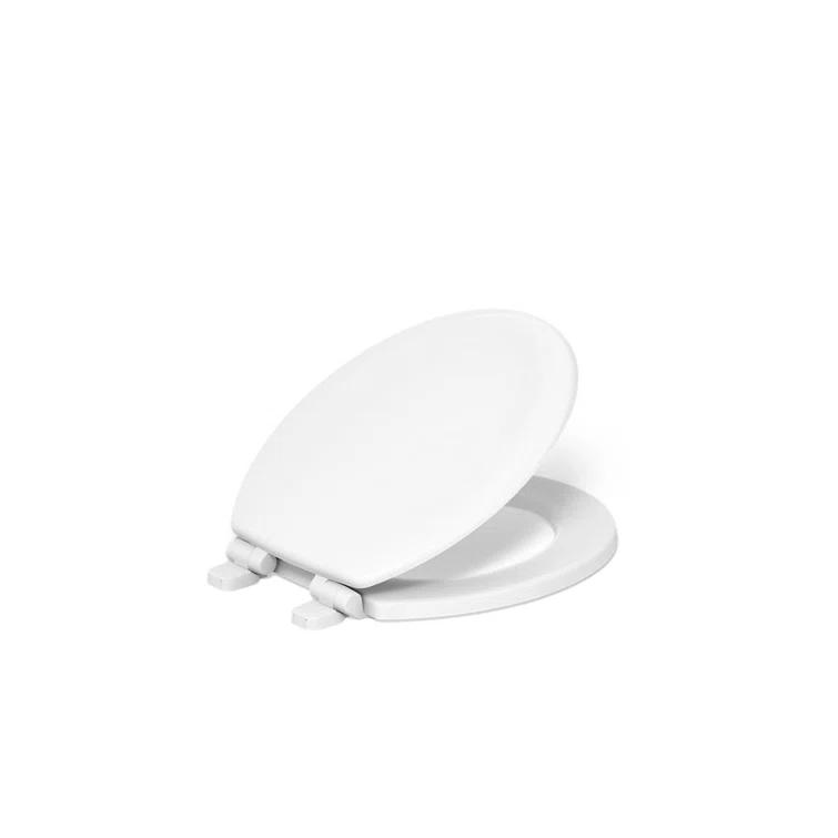 Stonewood Quiet-Close Compression-Molded Wood Toilet Seat