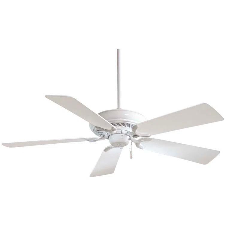 52" Supra 5 - Blade Standard Ceiling Fan with Pull Chain