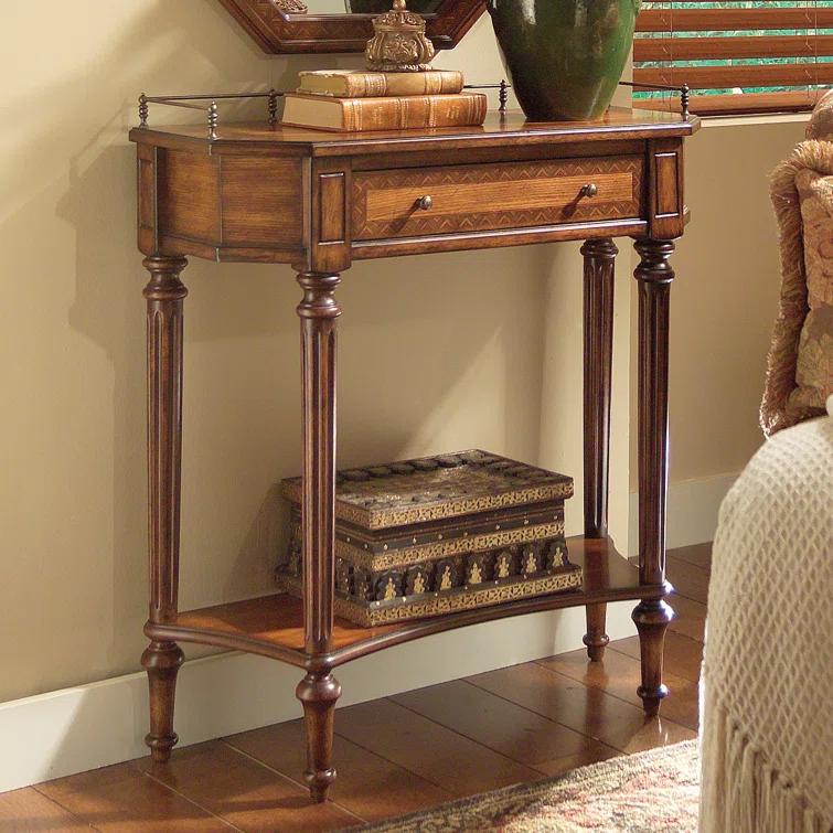 Butler Specialty Masterpiece Traditional Console Table In Umber
