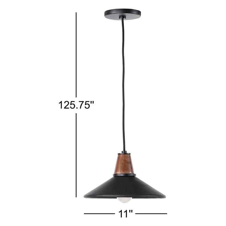 Doherty Pendant Light - Black / 11"Dia