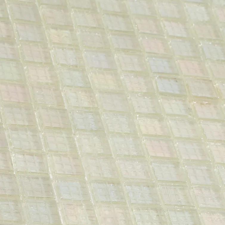 Skosh 0.6" x 0.6" Glass Grid Mosaic Wall & Floor Tile