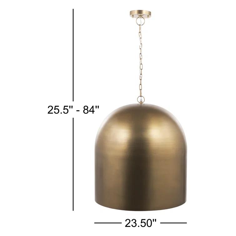Miles Single Light Metal Dimmable Pendant