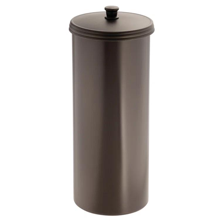 iDesign Plastic Toilet Tissue Holder Stand, The Kent Collection - Hold 3 Rolls of Toilet Paper, 6.5" x 15.5"