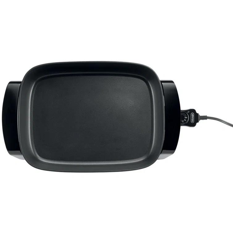 De'Longhi Electric Skillet with Tempered Glass Lid - Large Cooking Surface