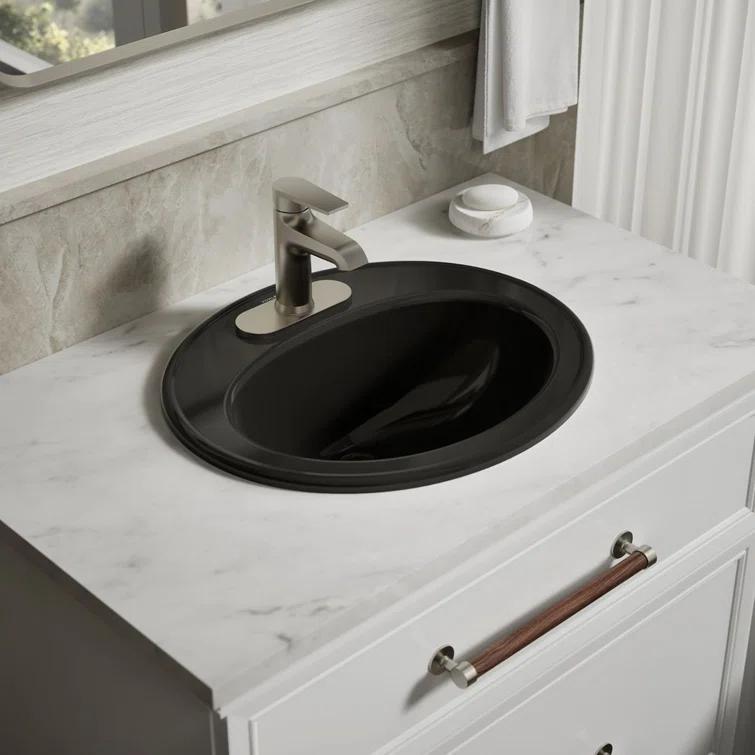 Pennington® Self-Rimming Drop-in Bathroom Sink with 4" Centers