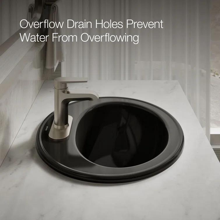 Pennington® Self-Rimming Drop-in Bathroom Sink with 4" Centers