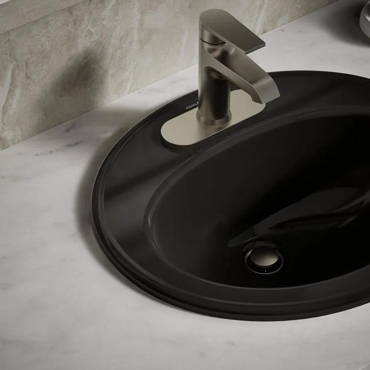 Pennington® Self-Rimming Drop-in Bathroom Sink with 4" Centers