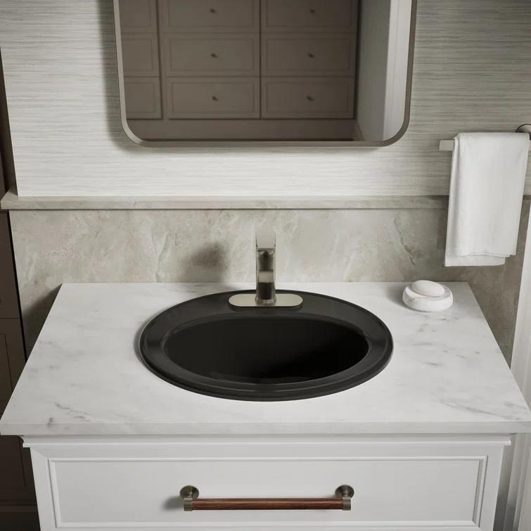 Pennington® Self-Rimming Drop-in Bathroom Sink with 4" Centers