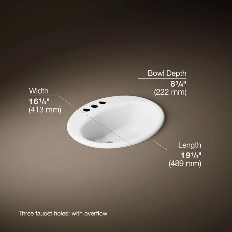 Farmington Self-Rimming Bathroom Sink