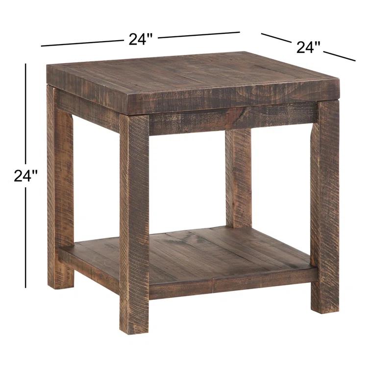 Alexandra Solid Wood End Table