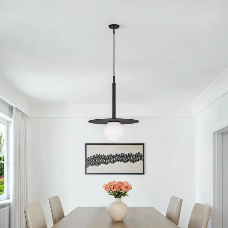 Single Light Glass Dimmable Pendant