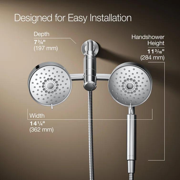 Purist® 2.5 GPM 2-In-1 Multifunction Shower Combo Kit