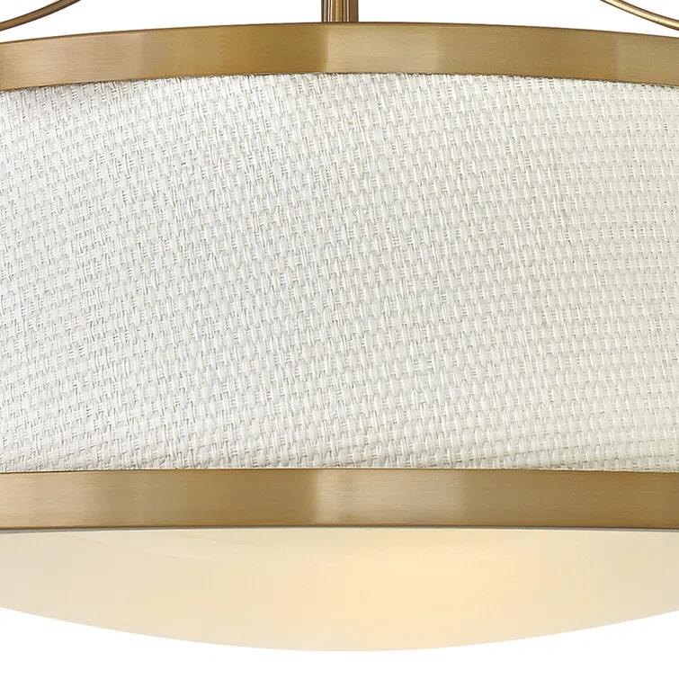 Charlotte 3 - Light 20" Semi Flush Mount