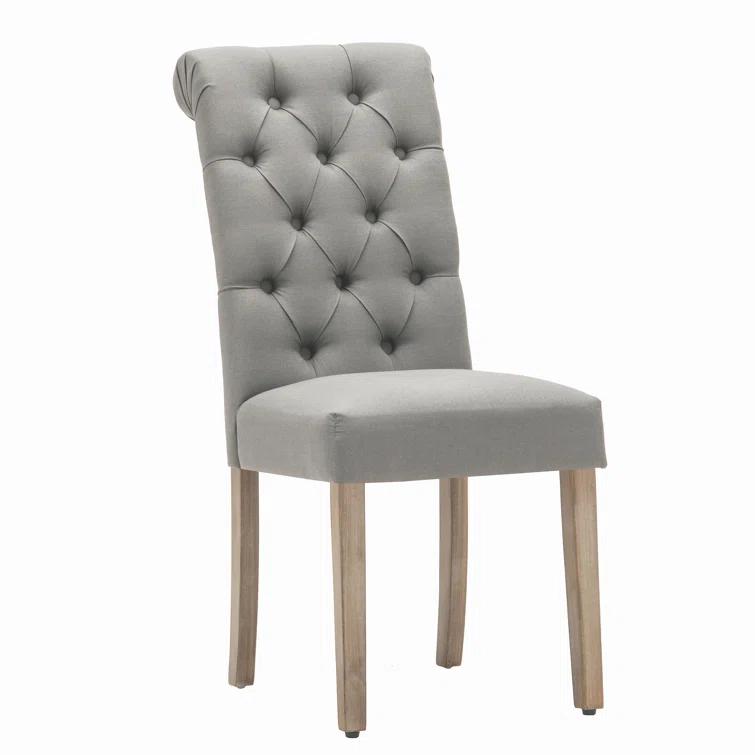 Ophelia & Co. Monarda 18.75'' H Tufted Upholstered Side Chair (Set of 2)