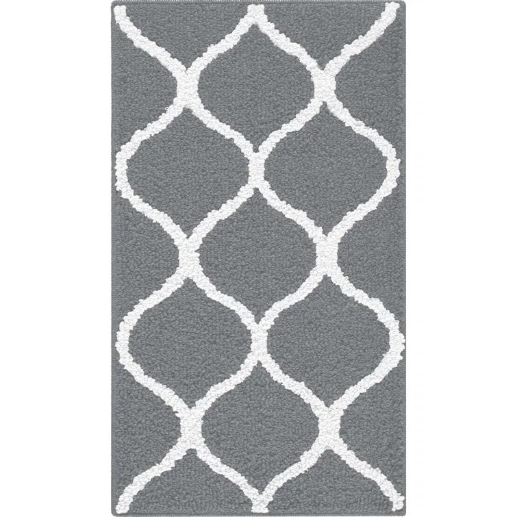 Hershman Tufted Gray Area Rug