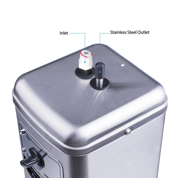 RH150 Instant Hot Water Dispenser System, Single-Handle Faucet with Under Sink Compact Tank