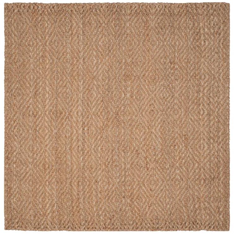 Erroll Pollux Handmade Flatweave Jute/Sisal Area Rug in Brown