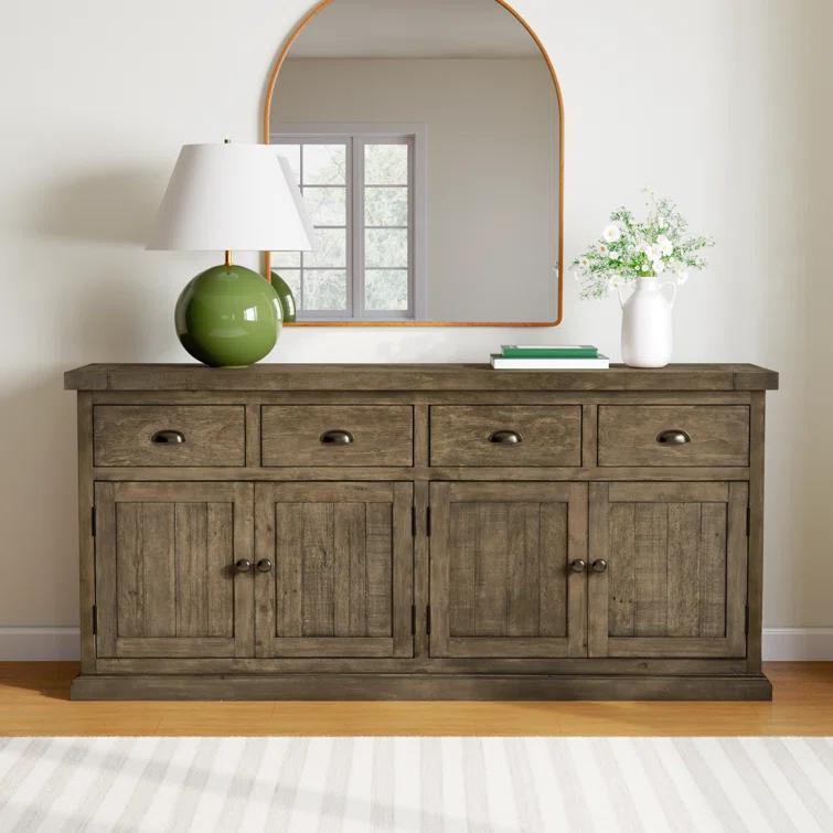 Kinston 74" Wide Solid Wood Sideboard