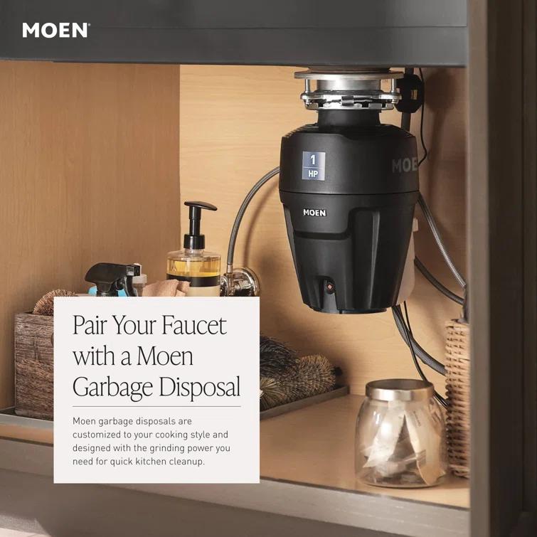 Moen Sleek MotionSense Wave Single Handle Pulldown Kitchen Faucet with Power Clean Technology