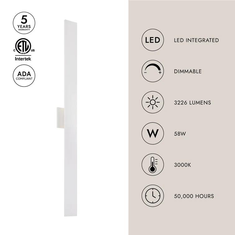 Kuzco Lighting Vesta Aluminum LED Wallchiere