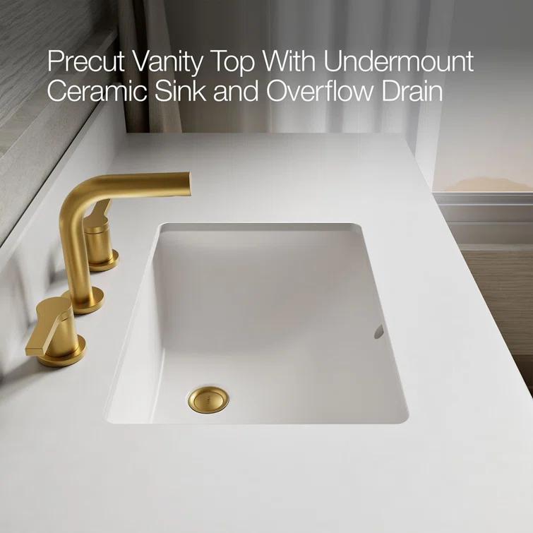 Charlemont 48 In. Bathroom Vanity Cabinet With Sink And Quartz Top