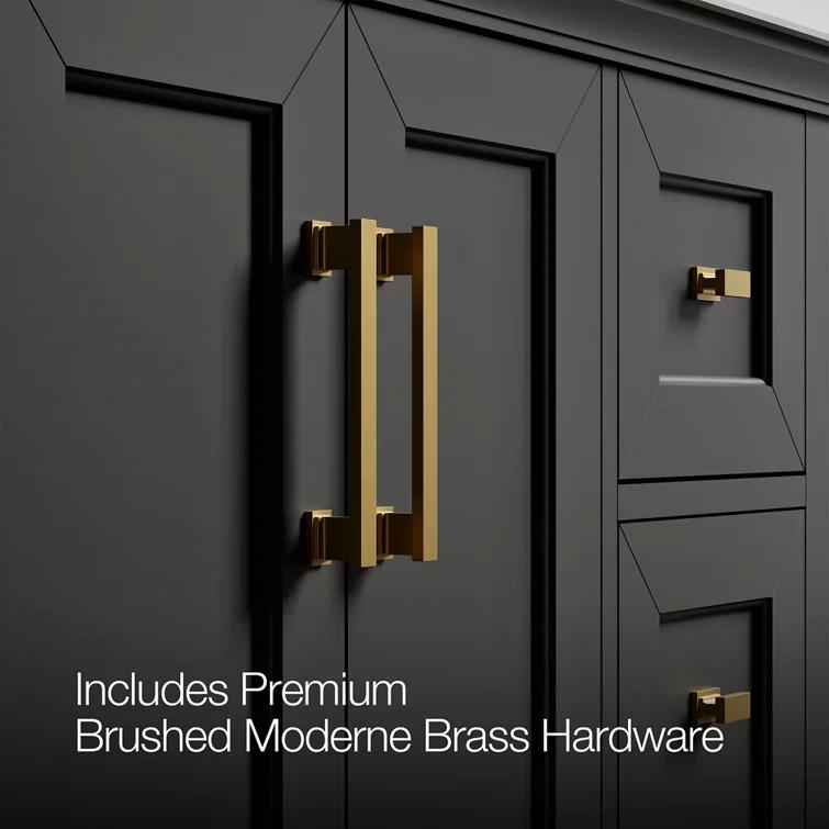 Charlemont 48 In. Bathroom Vanity Cabinet With Sink And Quartz Top