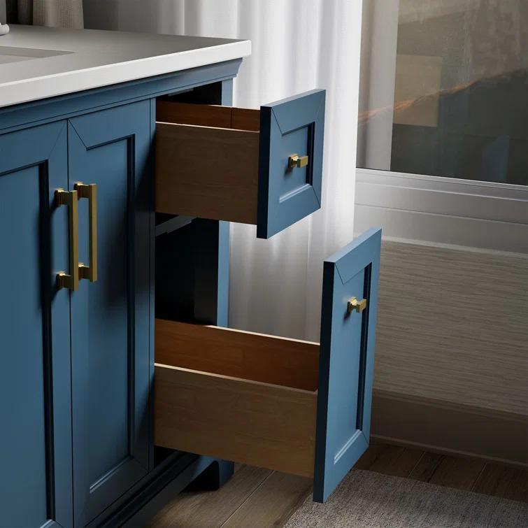 Charlemont 48 In. Bathroom Vanity Cabinet With Sink And Quartz Top