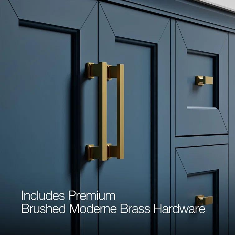 Charlemont 48 In. Bathroom Vanity Cabinet With Sink And Quartz Top